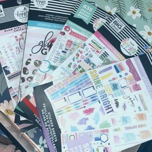 Happy Planner Glam Girl Chic Sticker Book Bundle